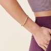 14K Gold Plated Twisted Chunky Bangle Bracelet Lightweight Everyday Jewelry(7'') - 3 of 4