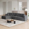 131.1'' Chenille L-Shaped Modular Cloud-Shaped Curved Sectional Sofa with Left Chaise, 10 Pillows, Deep Seat and No Assembly Required - 4 of 4