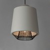 ET2 Lighting Phoenix 1 - Light Pendant in  Gray/Black - 4 of 4