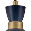 Lark Simon 1 - Light Pendant in  Matte Navy/Heritage Brass - 3 of 4
