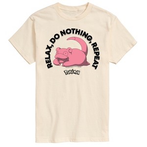 Men's - Pokémon - Relax, Do Nothing Short Sleeve Graphic T-Shirt - 1 of 4