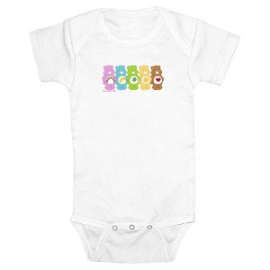 Infant's Care Bears Line Up Group Bears Bodysuit - 1 of 3