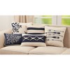 12"x20" Oversize School O'Fish Lumbar Throw Pillow Cover - Saro Lifestyle: Cotton Fabric, Animal Pattern, Zippered - 3 of 3