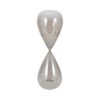 Contemporary Hourglass Sculpture for Home Decor - Stylish Decorative Object for Family Game Night, Desk Decor, and Living Room Decoration - 4 of 4