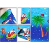HAPPY BAY Men's Beach Button Down Santa Claus Party Vacation Shirt Holiday Hawaiian Ugly Christmas Shirts for Men - 4 of 4