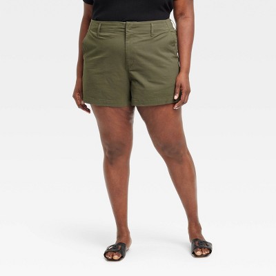 Women's High-Rise Chino Shorts - A New Day™