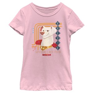 Girl's DC League of Super-Pets Superman's Best Friend Krypto T-Shirt - 1 of 4