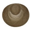Kenny K Men's Twisted Seagrass Gambler Hat with Pleated Band - 2 of 3
