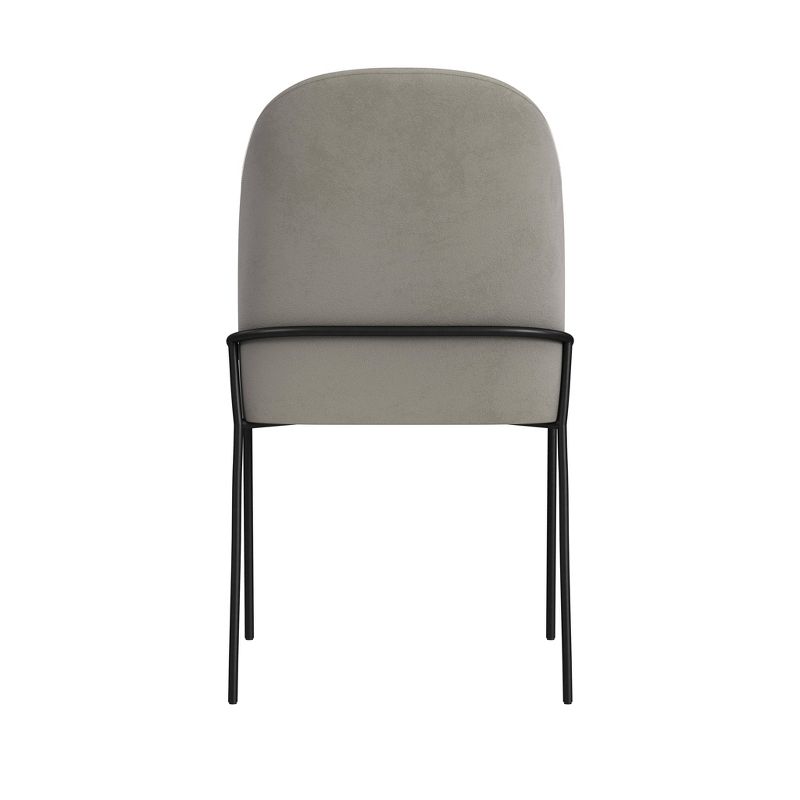 Modern Metal Dining Chair Velvet - HomePop, 6 of 14