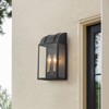 LLHZSY 3-Light Outdoor Umbrella Dimmable Matte Exterior Lantern Wall Sconce Light - 4 of 4