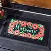 Evergreen Welcome Wreath Sassafras Indoor Outdoor Switch Doormat 1'10"x10" Multicolored - 2 of 2