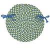 Colonial Mills Carousel - Lime Spin Chair Pad, Set of 4 - 2 of 2