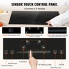 VEVOR Built in Electric Stove Top, 23.2 x 20.5 inch 4 Burners, 240V Glass Radiant Cooktop with Sensor Touch Control, Timer & Child Lock Included - 4 of 4