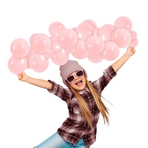 Treasures Gifted Light Pink Balloons - 5 Inch Latex Balloons - 200 Pack - 1 of 1