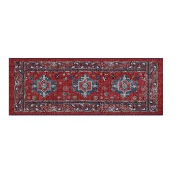 Vintage Persian Medallion Kitchen Rug Red - Threshold™