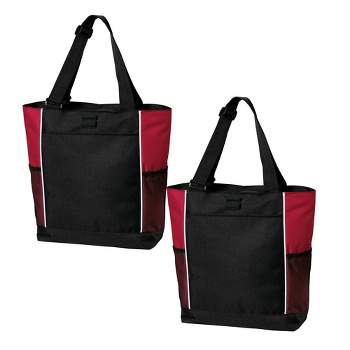 Convenient Set of 2 Port Authority Panel Tote Bags - Spacious and Reliable Stylish and Practical Eco-Friendly