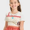 Girls' Moana 2 Cosplay Dress - Coral Red/Ivory - 2 of 4