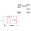 Kumasinova L-Shaped Corner Computer Desk with Storage,Contemporary Home Office Desk for Study & Company,Extra Keyboard Tray & CPU Compartment - 3 of 4