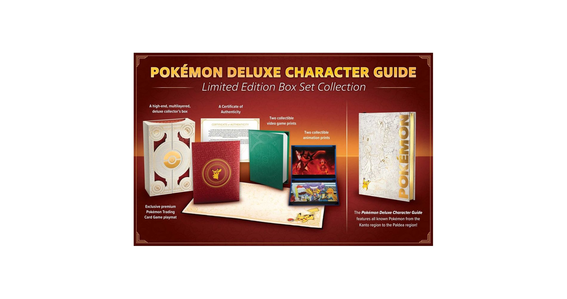 Pokémon Deluxe Character Guide Limited Edition Box Set Collection - (Pokemon Pikachu Press) (Hardcover)