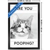 Trends International Reinders: Animals - Are You Pooping? Framed Wall Poster Prints - 3 of 4