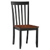 5pc Bloomington Dining Set Black And Cherry - Boraam: Rectangle Table, 4 Armless Chairs, Rubberwood - image 2 of 4