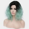 Unique Bargains Women's Fluffy Curly Wavy Wig 14" with Wig Cap - 3 of 4