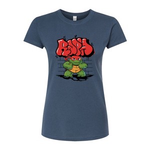 Women's - Teenage Mutant Ninja Turtles Mutant Mayhem - Baby Raph Graphic Fitted Graphic T-Shirt - 1 of 2