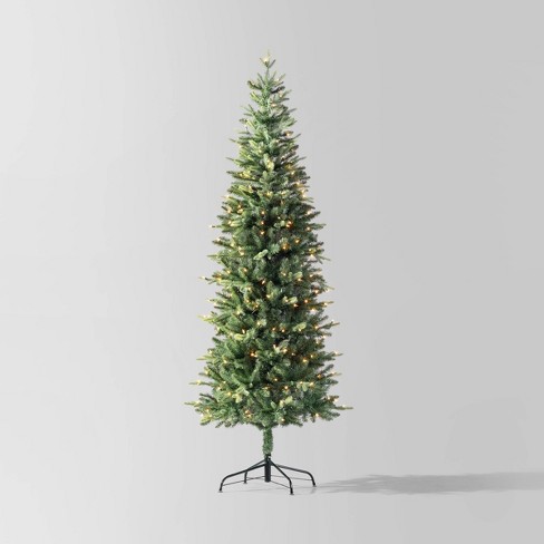 Balsam Hill Silverado Slim 9-Foot Pre-Lit Artificial Tree in Green