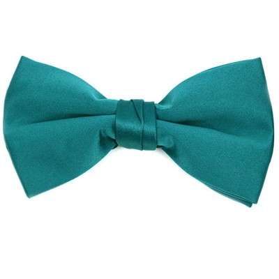 Young Boy's Pre-tied Adjustable Length Bow Tie - Formal Tuxedo Solid Color