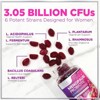 Menopause Supplements for Women Gummies with Black Cohosh, Cranberry 3 Billion CFU Probiotics - 60 Gummies By Hello Lovely! - 4 of 4