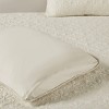 Sapphtopaz 3 Pcs Comforter Set Bedding Split Corner Pleated Quilted Bedspread Quilt Set 1 Bedspread, 2 Pillow Shams, Machine Washable - 2 of 4