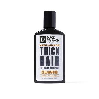 Duke Cannon News Anchor 2-in-1 Hair Wash - Cedarwood - Shampoo and Conditioner for Men - 10 fl. oz