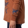 Seven Times Six Jurassic World Boys' Dominion Para Trail Long Sleeve Graphic Print T-Shirt Brown - 3 of 4