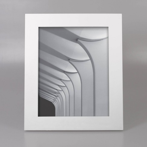 14 x 18 Matted to 8 x 10 Thin Gallery Frame White - Room Essentials™