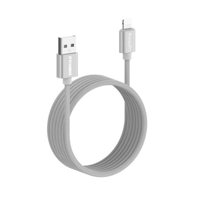 Emerald 10 Foot Lightning Cable Grey