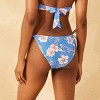 Women's Low-Rise Tricot High Leg Cheeky Side-Tie Bikini Bottom - Wild Fable™ - 2 of 4