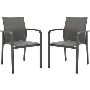 Dexter Armchair (Set Of 2) - Indoor/Outdoor - PAT4049 - Safavieh - 1 of 4