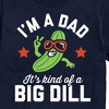 Men's - Instant Message - Dad Kind Of Big Dill Short Sleeve Graphic T-Shirt - 2 of 4