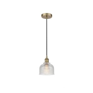 Dayton - 1 Light Cord Hung Mini Pendant In Industrial Style-9.25 Inches Tall and 5.5 Inches Wide - 1 of 1