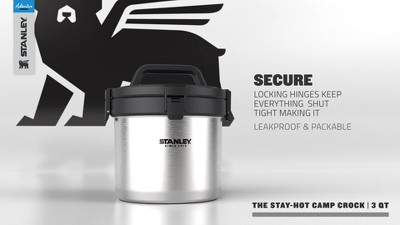 Stanley Adventure Stay Hot 3Qt Camp Crock Pot - Vacuum Insulated Stainless  Steel