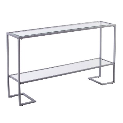 Horzen Glam Narrow Console Silver - Aiden Lane