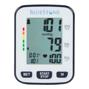 Bluestone Cuff-Style Blood Pressure Monitor with LCD Screen and Case - 1 of 4