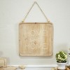 VIP Wood 12 in. Brown Home Sweet Home Hanging Sign - 2 of 4