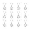 Girls' Zodiac Medal Sterling Silver Necklace - In Season Jewelry - 2 of 3