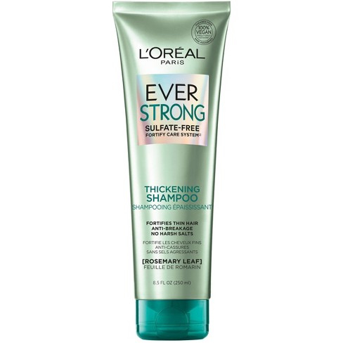 L'oreal Paris Ever Strong Sulfate-free Thickening Shampoo - 8.5 Fl Oz :  Target