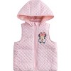 Disney Princess Minnie Mouse Frozen Elsa Anna Girls Long Sleeve Shirt, Vest and Legging Pants Set for Toddler and Little Kids - 3 of 4