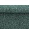 green boucle fabric/matte black