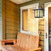 River of Goods 11.75" 1-Light Prairie Craftsman Style Stained Glass Outdoor Lantern Wall Sconce Bronze: ETL Listed, Weatherproof - 2 of 4