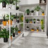 Dolonm 6 Tier Wire Shelving Unit, Heavy Duty NSF-Certified Height Adjustable Metal Storage Shelves with Wheels - White - 2 of 4