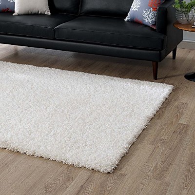 Modway Enyssa Solid 5x8 Shag Area Rug